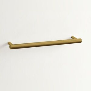 Pottery Barn Linden Drawer Pull 8” Tumbled Brass